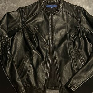 Apt 9 Black Leather Jacket